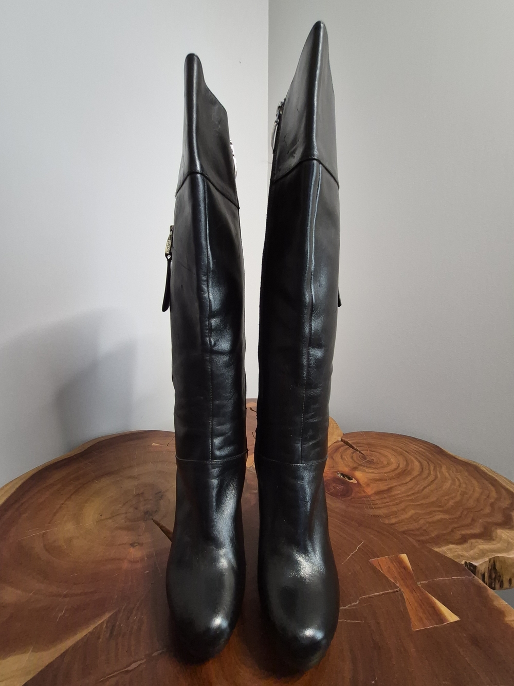 Guess Black Women's Teddie Platform Over-the-Knee Stiletto Boots - Picture 3 of 15